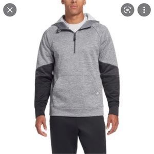 DSG 1/4 /zip hoodie Gray and Black colorblock everyday performance fleece